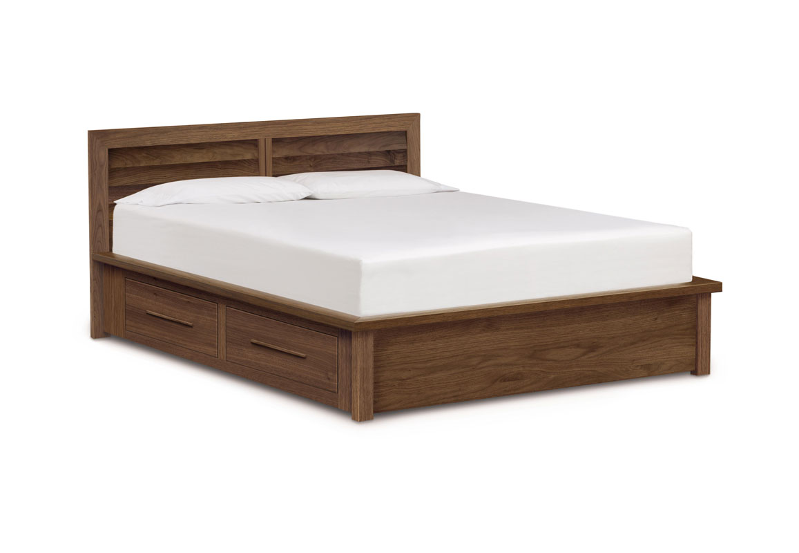 Copeland Moduluxe 35 inch High Storage Bed with Clapboard Headboard
