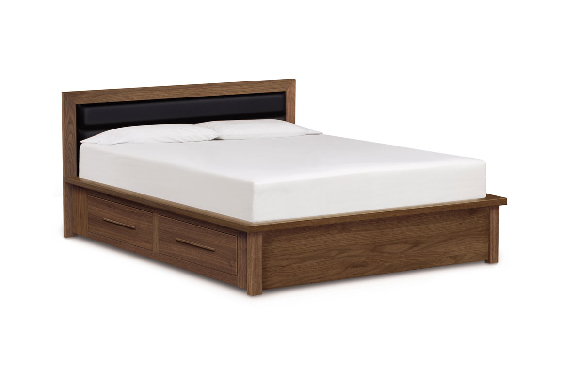 Copeland Moduluxe 35 inch High Storage Bed with Upholstered Headboard