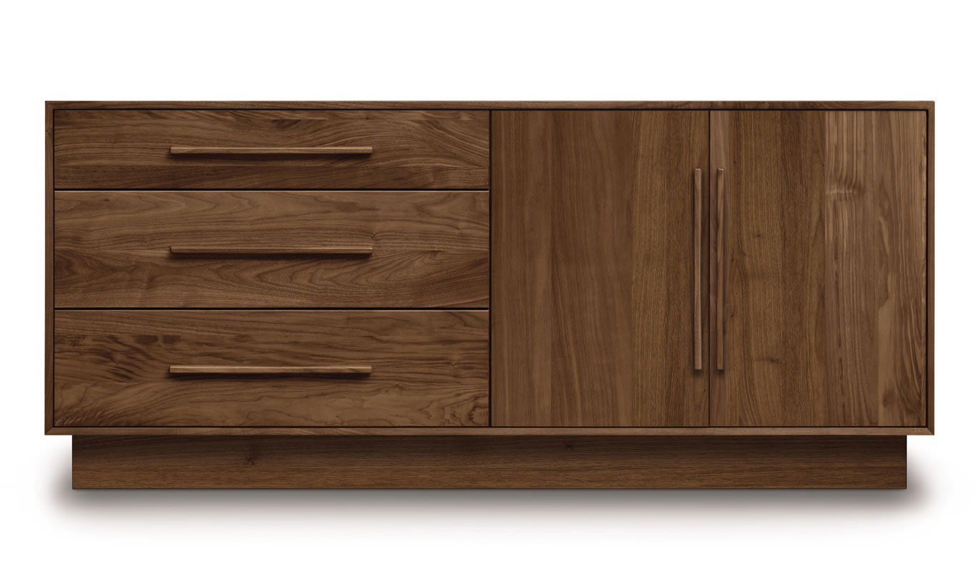 Copeland Moduluxe 29 inch Dresser with 3 Drawers on Left, 2 Doors on Right