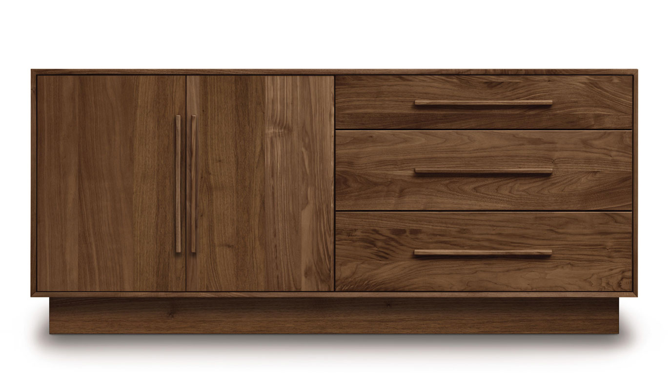 Copeland Moduluxe 29 inch Dresser with 3 Drawers on Right, 2 Doors on Left