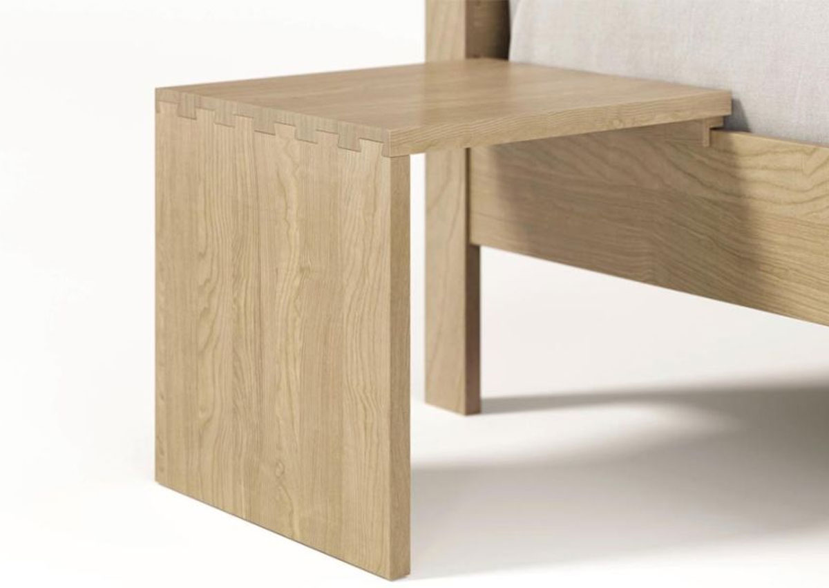 Copeland Oslo Shelf Nightstand in Oak