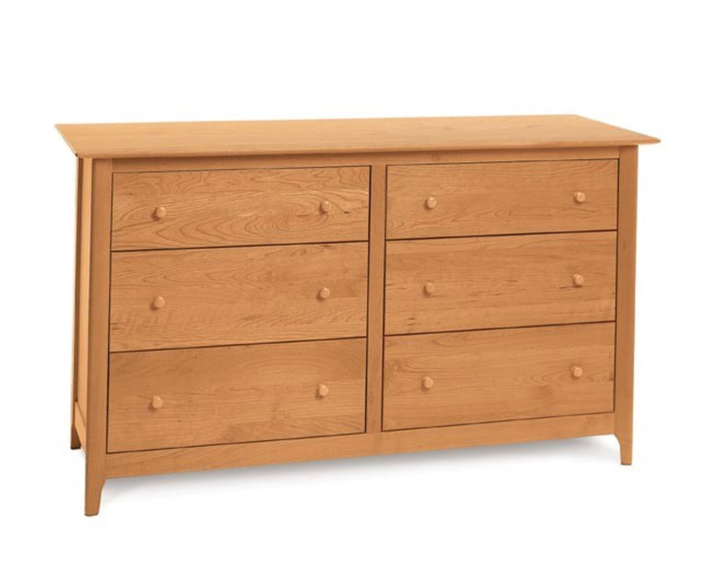 Copeland Sarah 6 Drawer Dresser in Cherry 