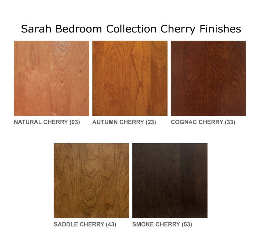 Copeland Sarah Collection Cherry Finishes