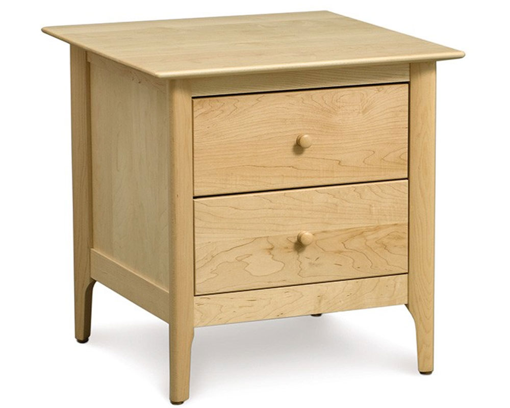 Copeland Sarah 2 Drawer Nightstand in Maple 