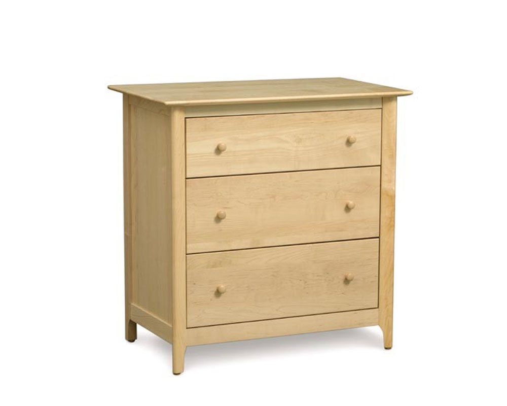 Copeland Sarah 3 Drawer Nightstand in Maple 