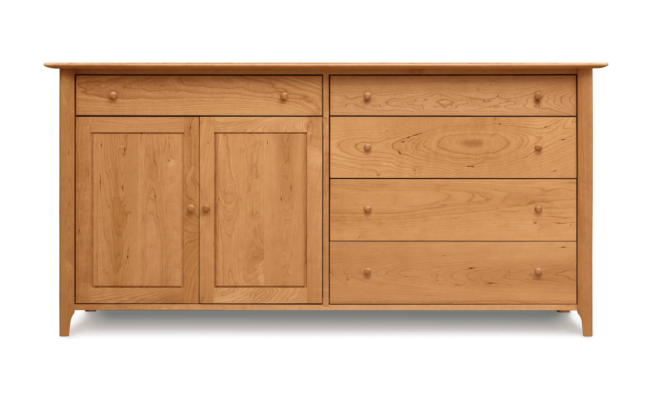 Copeland Sarah Buffet 4 Drawers on Right, 1 Drawer Over 2 Doors on Left