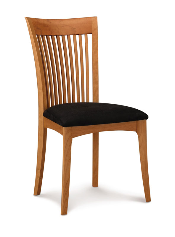 Copeland Sarah Side Chair in Cherry with Upholstered Seat