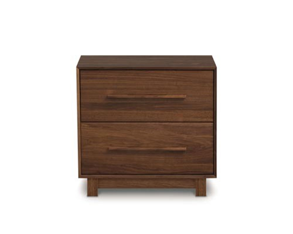 Copeland Sloane 2 Drawer Night Stand in Walnut 