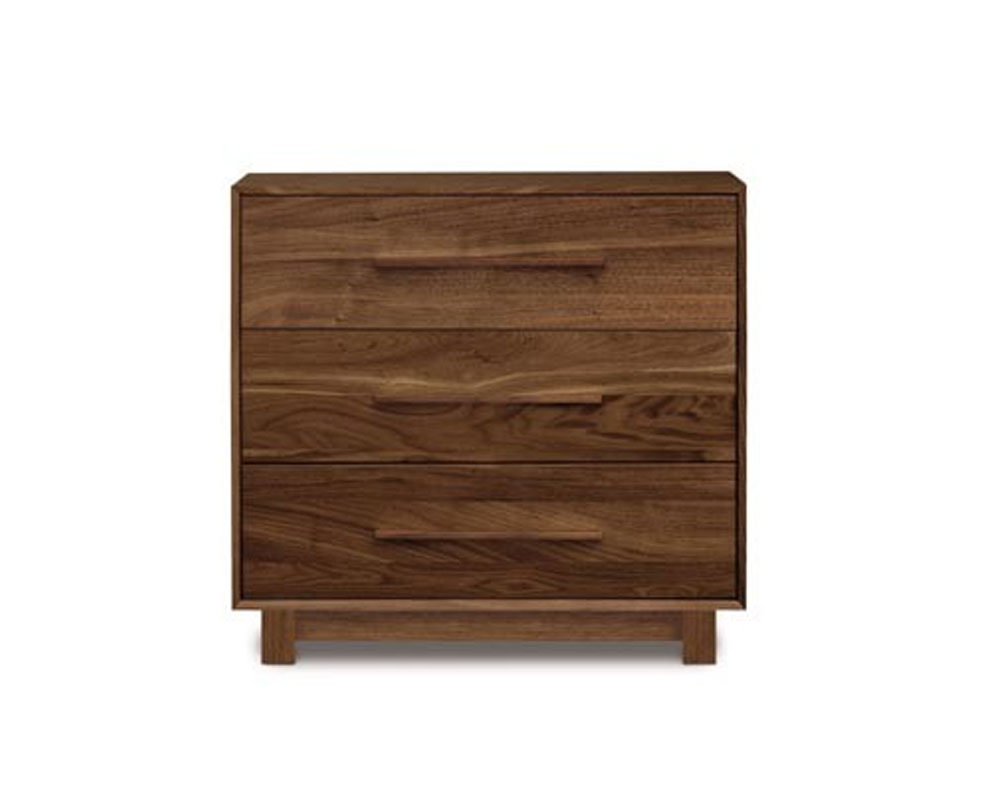 Copeland Sloane 3 Drawer Night Stand in Walnut