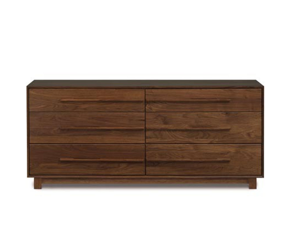 Copeland Sloane 6 Drawer Dresser in Walnut