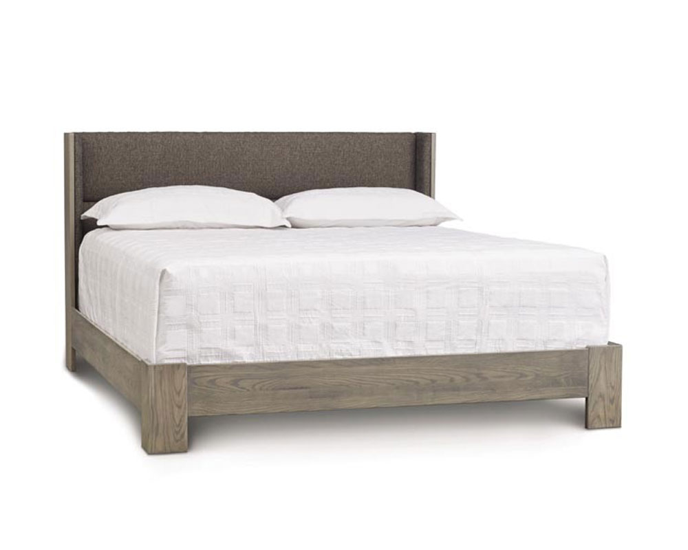 Copeland Sloane Bed with Legs for Mattress and Box Spring in Ash