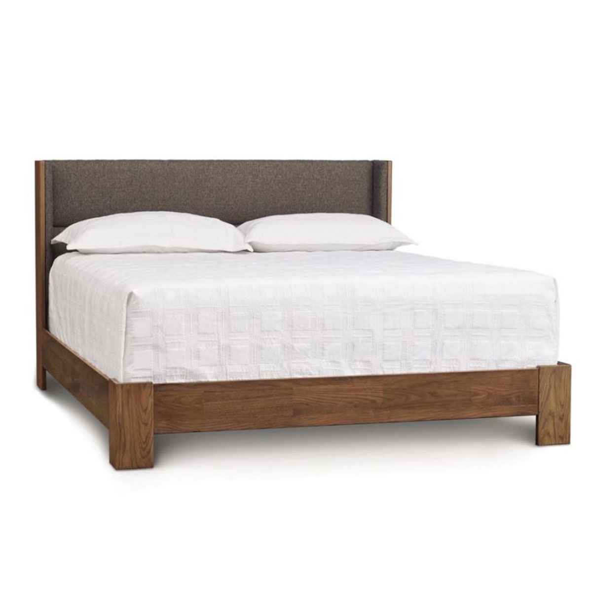 Copeland Sloane Bed for Mattress and Box Spring In Walnut