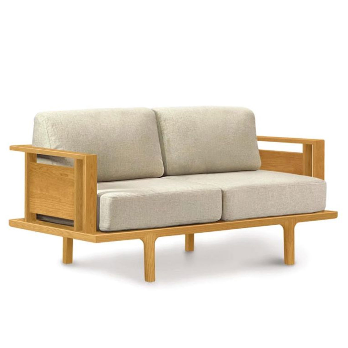 Copeland Sierra Loveseat with Wood Panels 