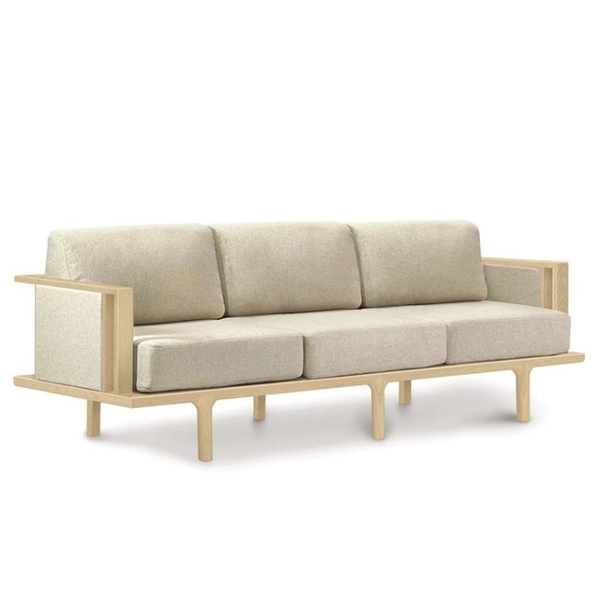 Copeland Sierra Sofa with Upholstered Panels in Oak