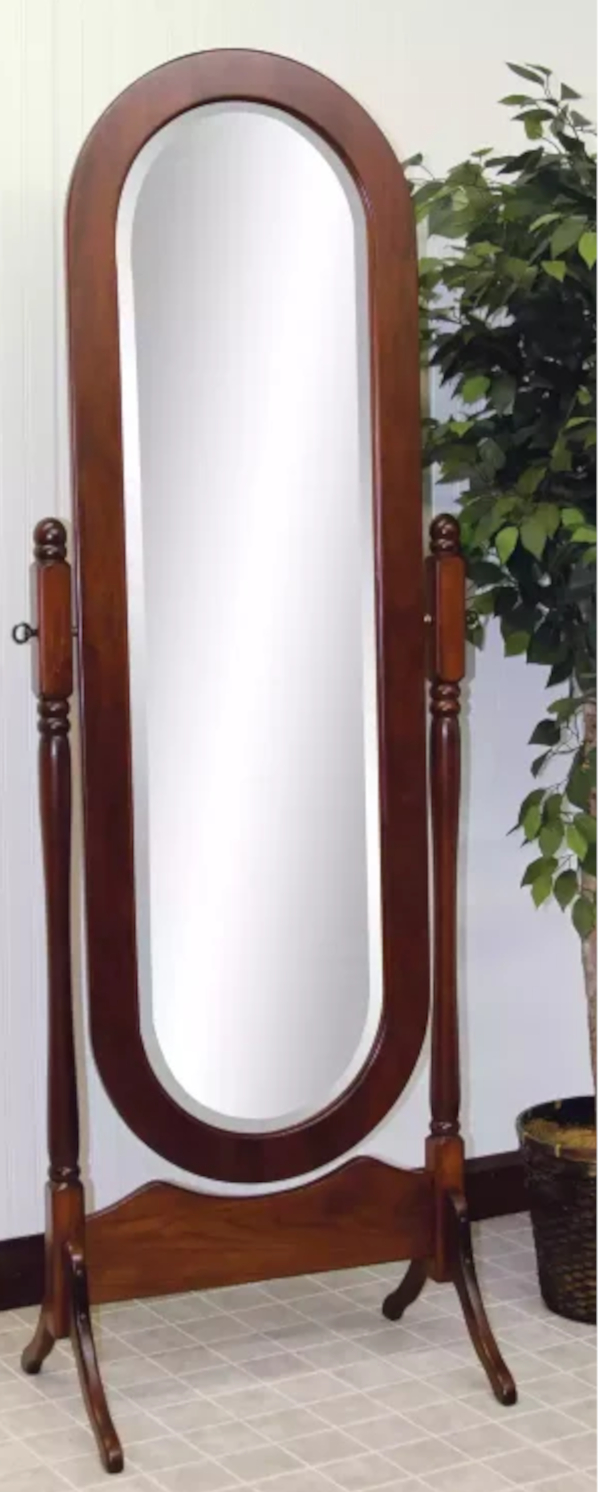 #1021 Lexington Oval Cheval Mirror