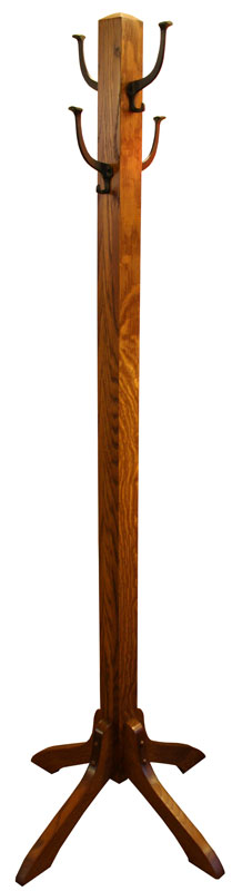 Mission Hall Tree - Ohio Hardwood Furniture