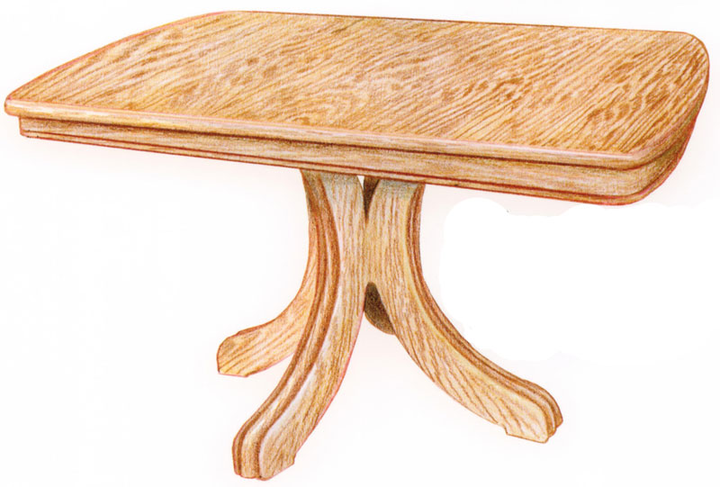 Williamson Single Pedestal Table