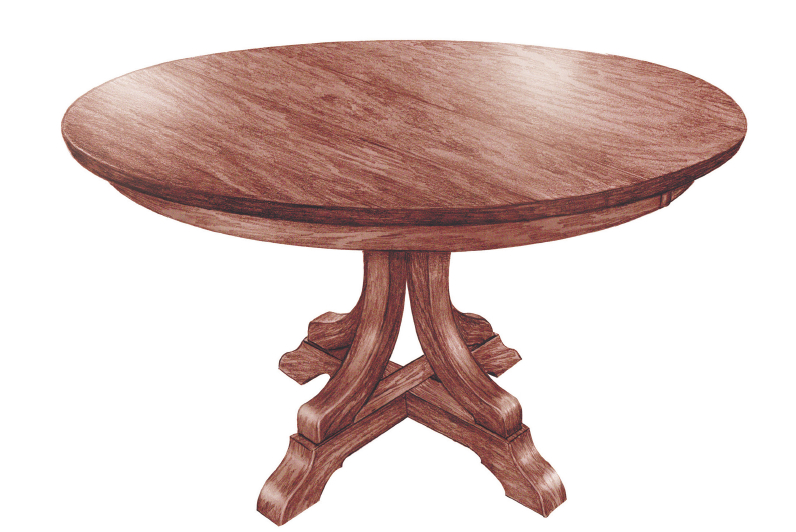 Roseburg Pedestal Table 