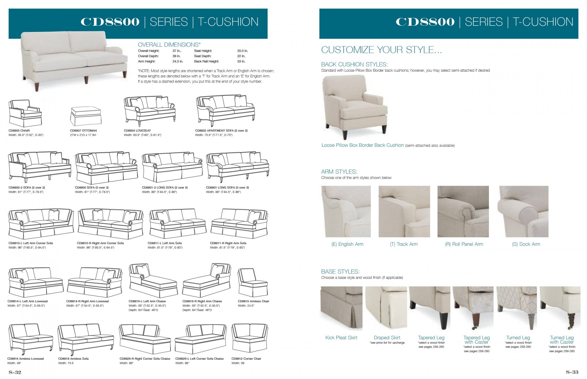 Cr Laine Cd881xe Series Custom Design English Arm Sectional Ohio Dimensions View All Sectional
