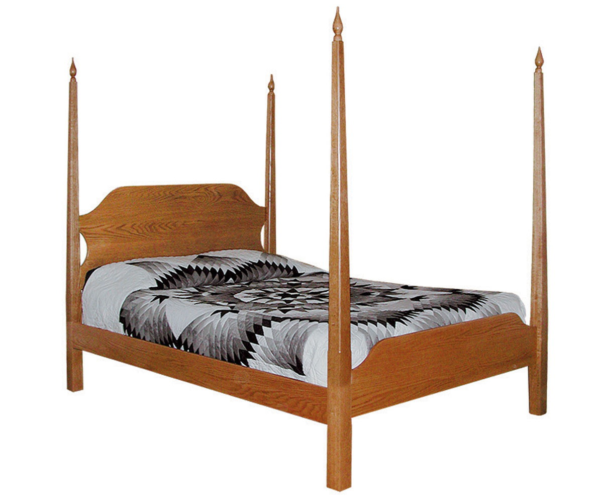 Shaker Pencil Post Bed