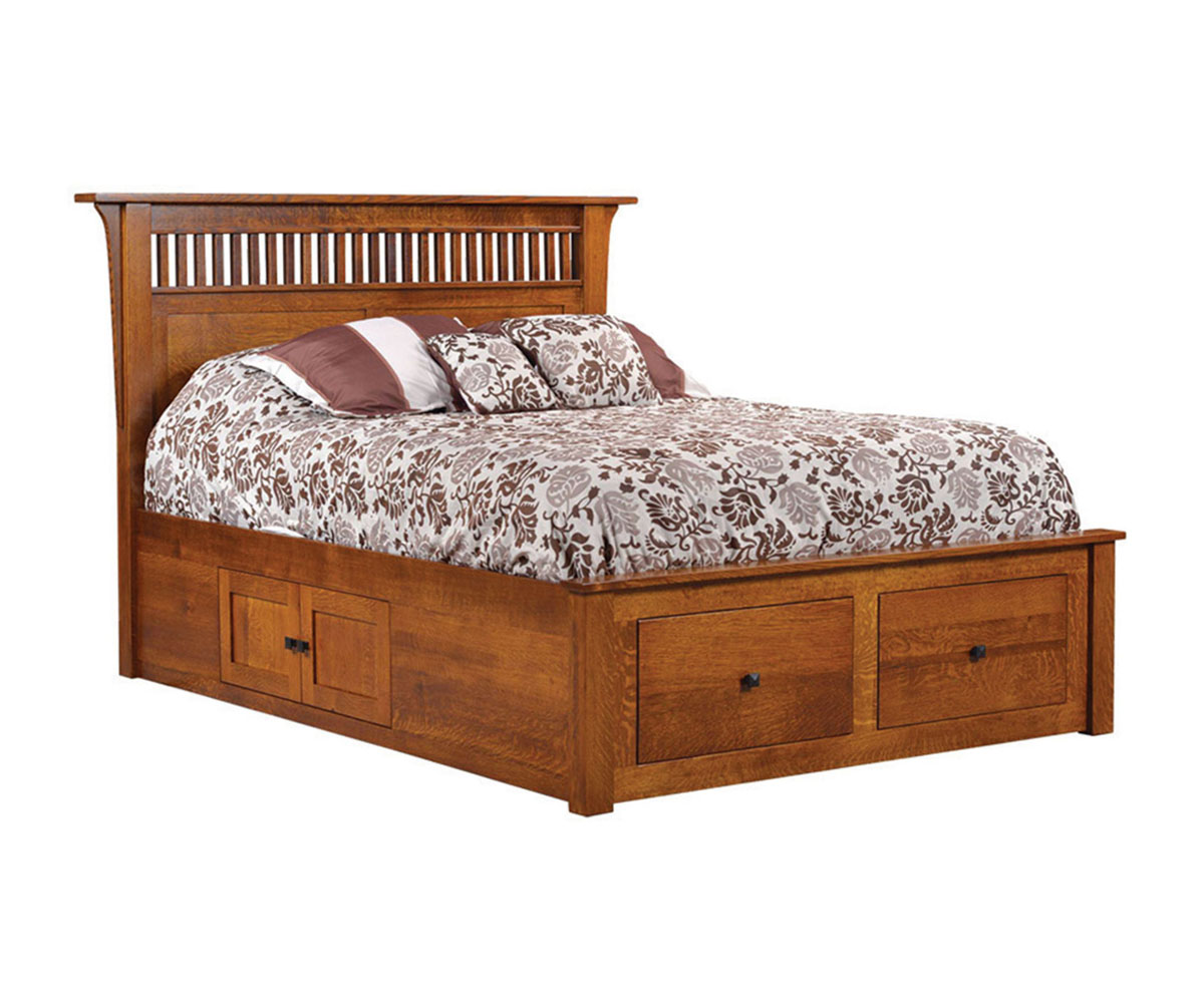 Empire Mission Bed with Optional Storage Drawers