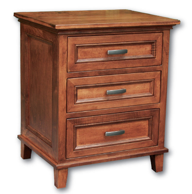 Brooklyn 3-Drawer Nightstand