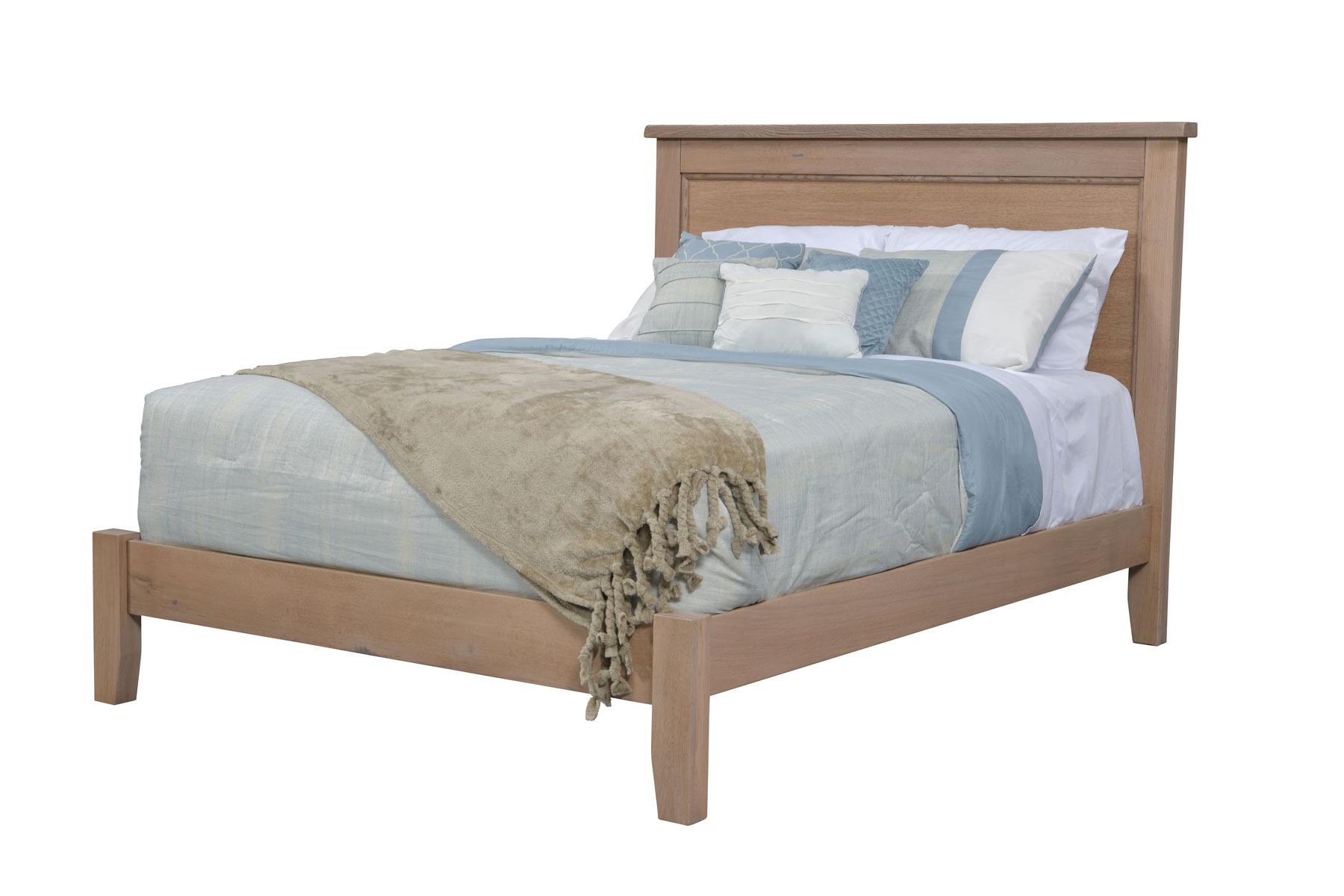 Chloe Wood Panel Bed