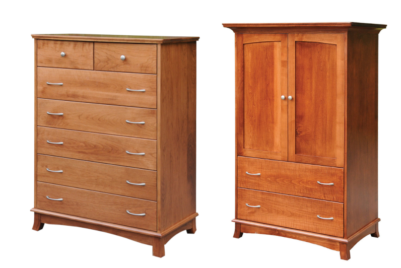 Crescent Armoires & Chest of Drawers