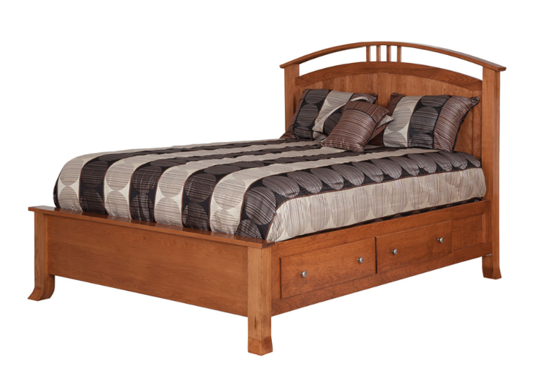 Crescent Panel Bed