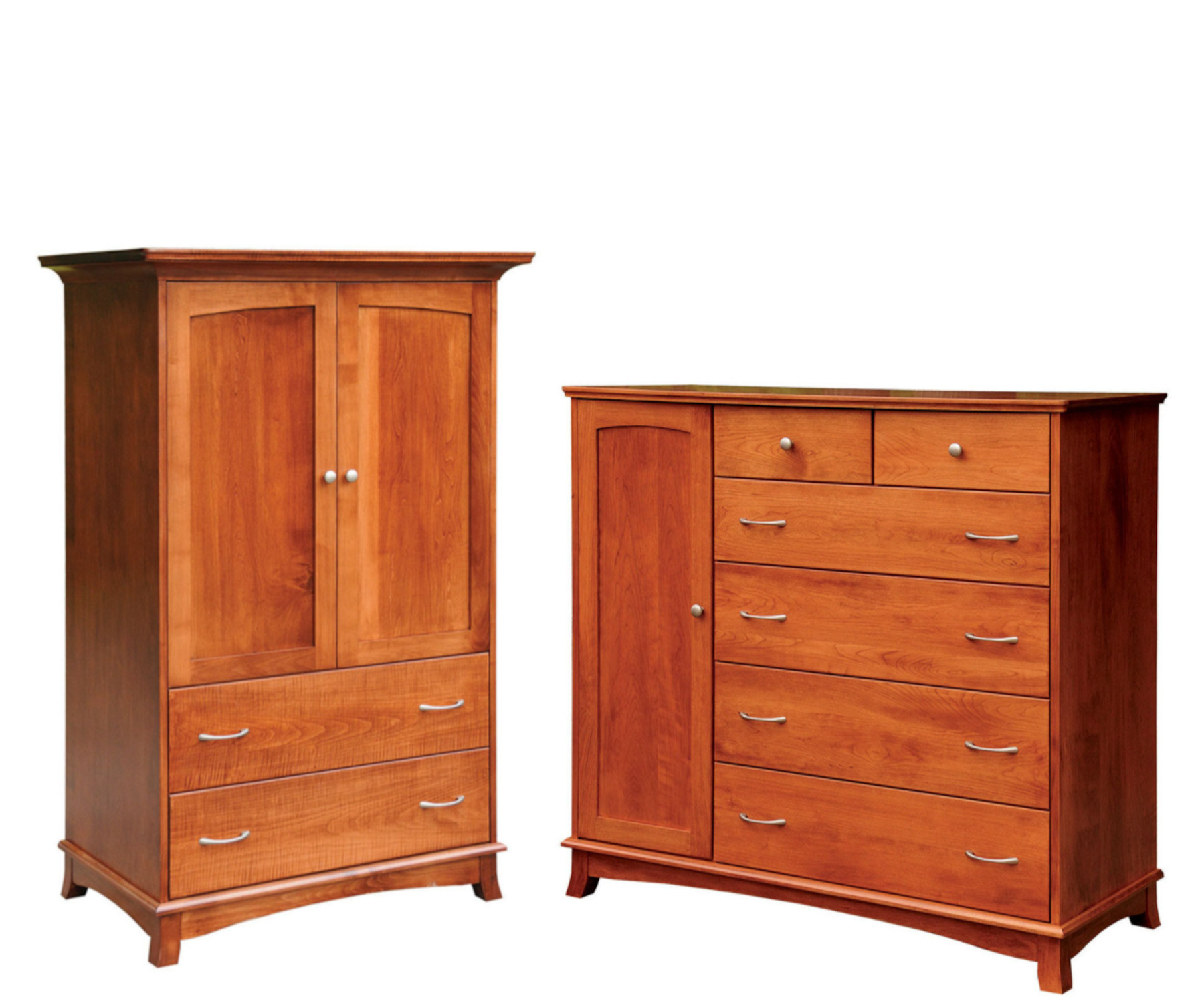 Crescent Armoire & Gentleman's Chest