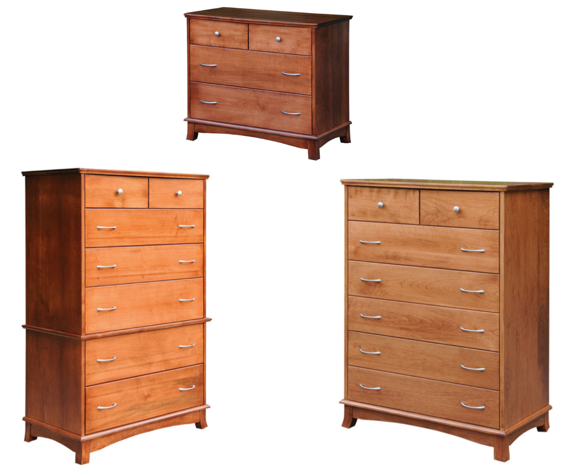 Crescent Chests of Drawers