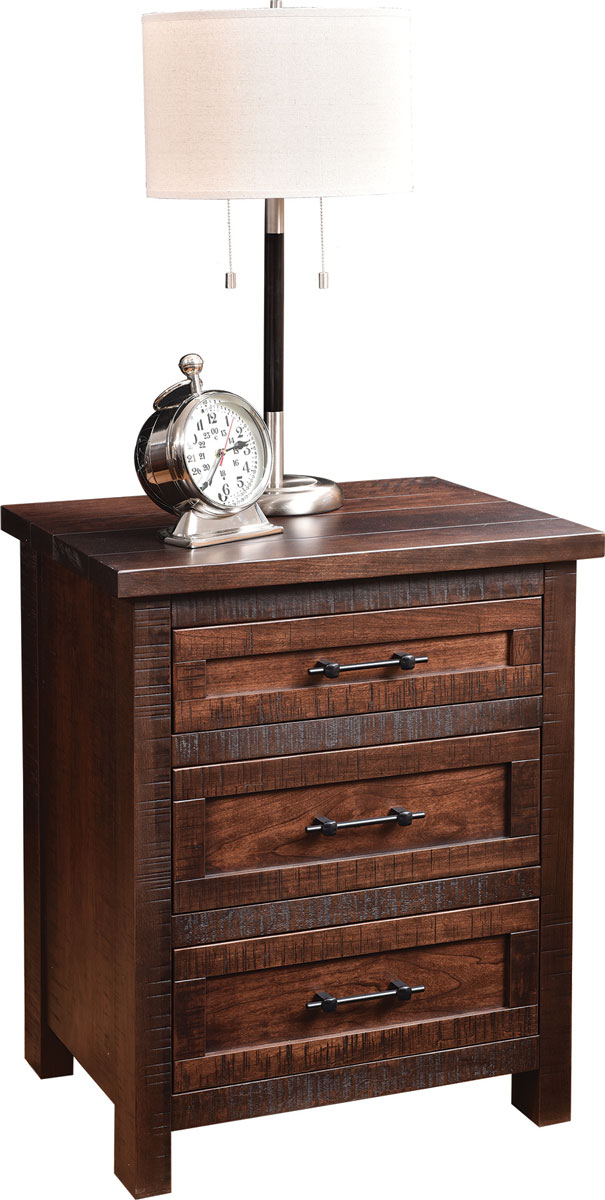 Denali 3-Drawer Nightstand