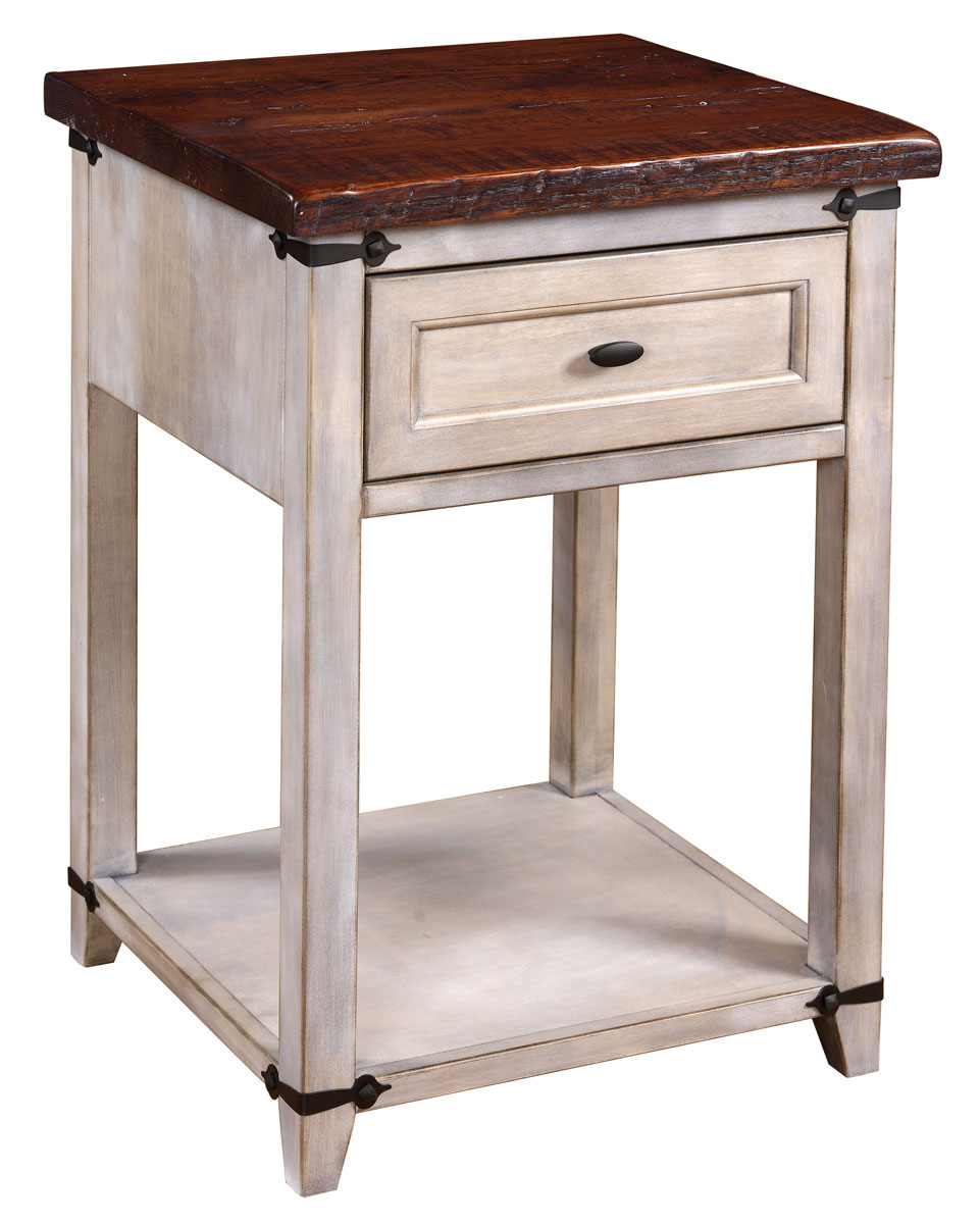 Farmhouse Heritage 1 Drawer Nightstand 