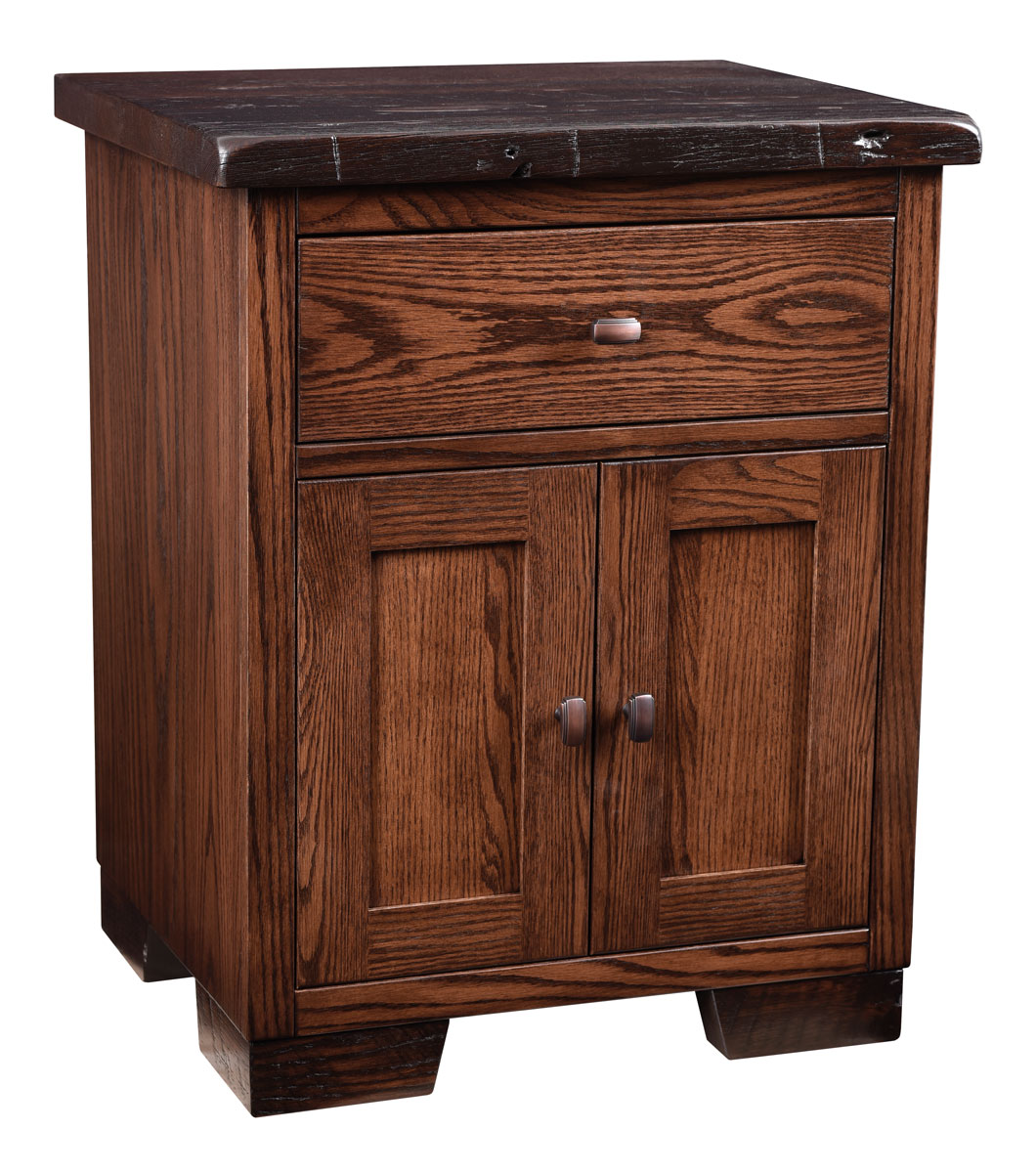 Farmhouse Heritage 1 Door 2 Drawer Nightstand