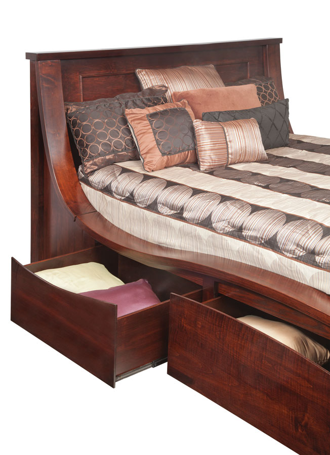 Kingsley Wave Bed Ohio Hardwood Furniture