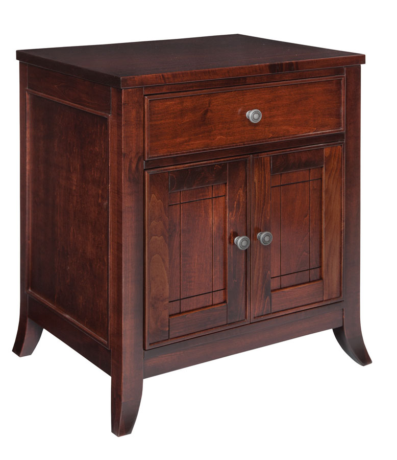 Kingsley 1-Drawer 2 Door Nightstand