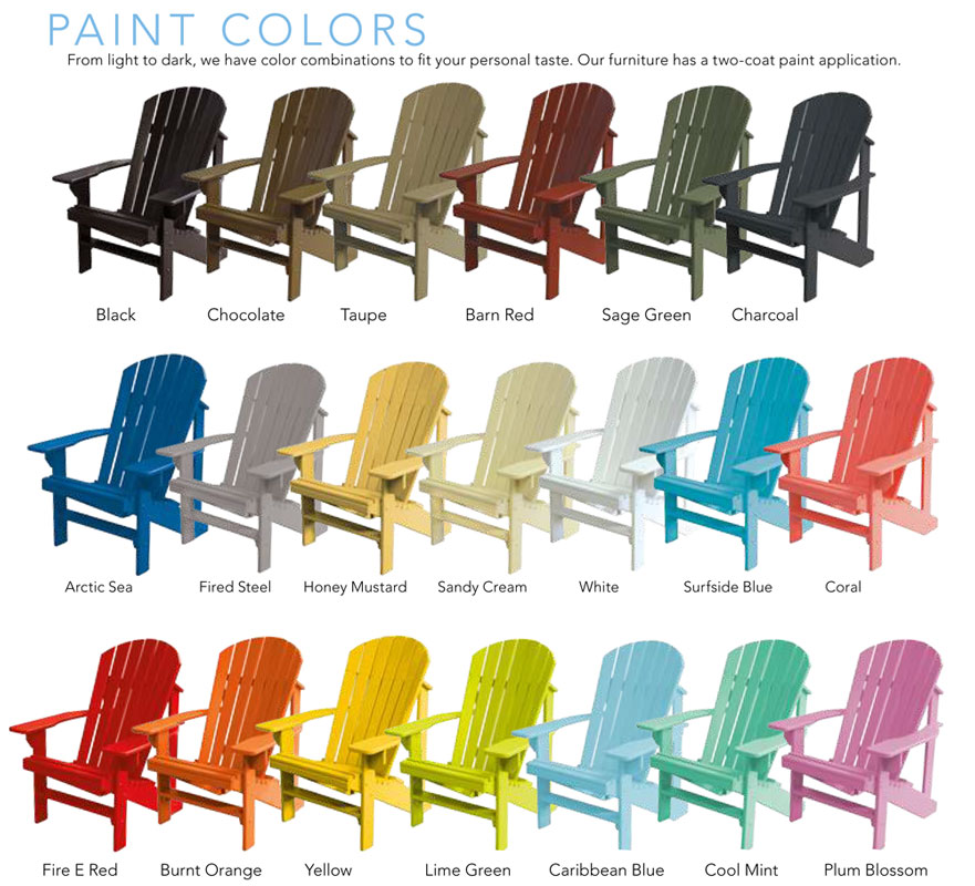 Turkey Tail Connector Adirondack Chairs Ohio Hardword Kid Friendly Paint Colors