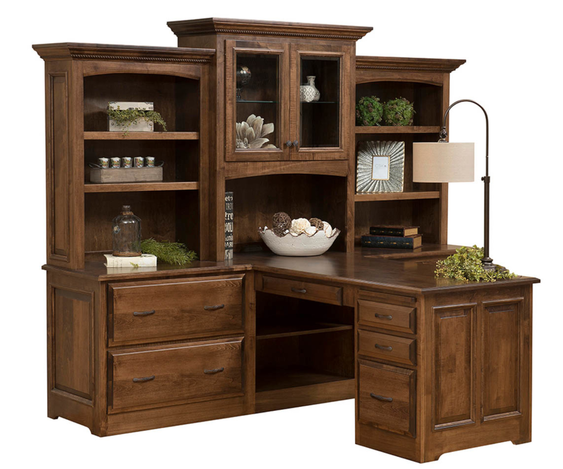 Liberty Partner Desk & Three Piece Hutch (sold separately)