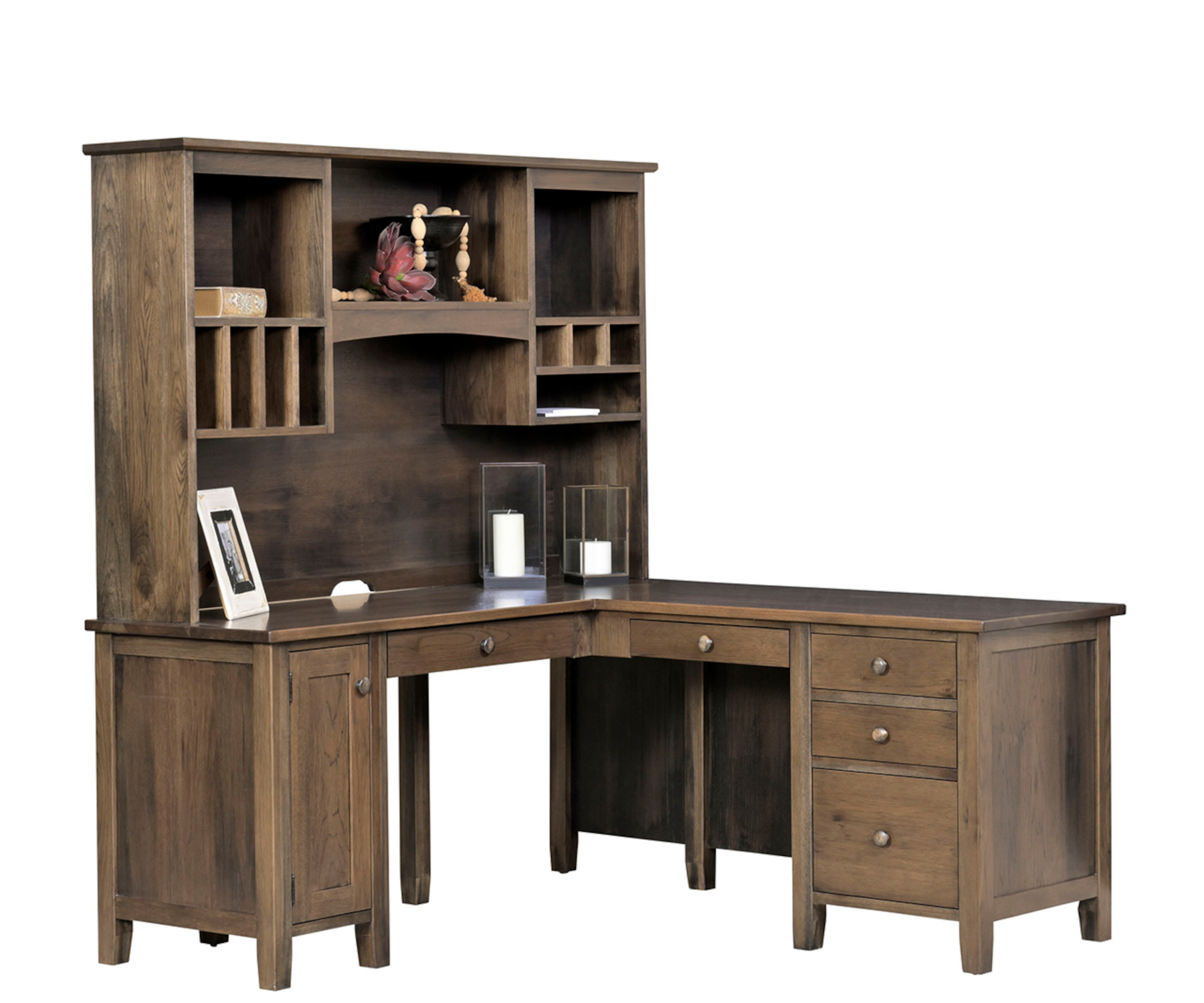 Manhattan Corner Desk & Hutch