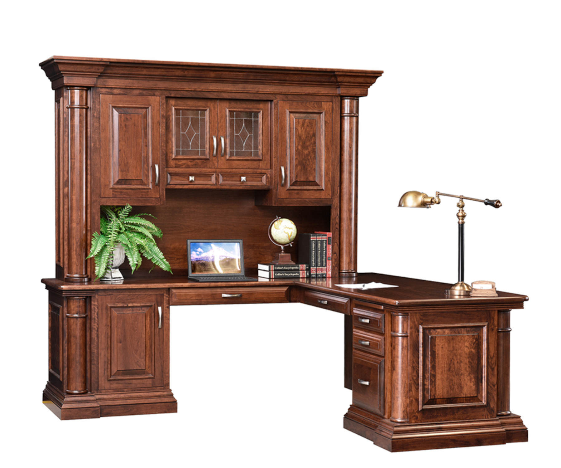 Paris Corner Desk & Hutch 