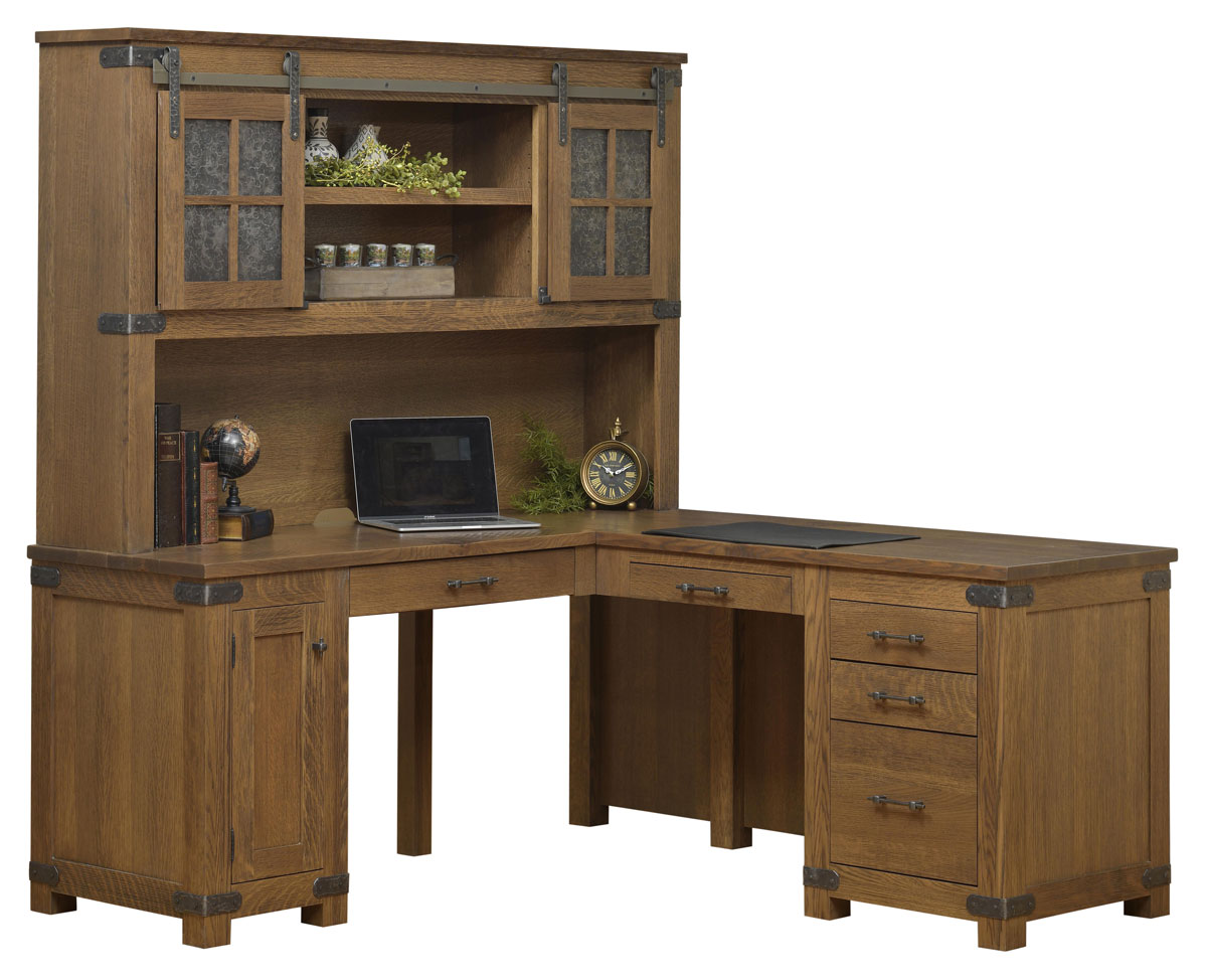 Georgetown Series Corner Desk and Hutch