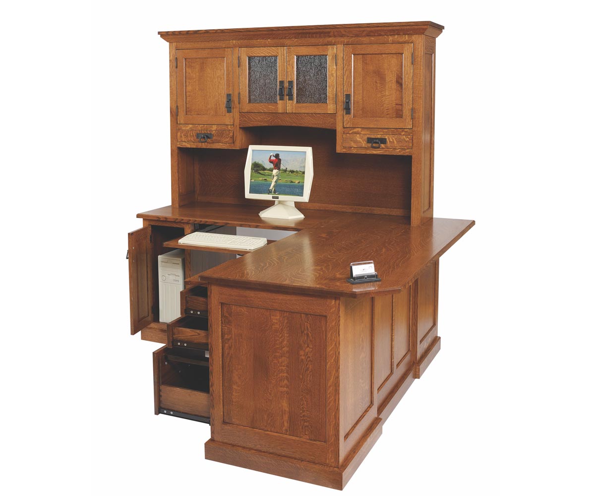 Homestead Corner Desk and Hutch (sold separately)