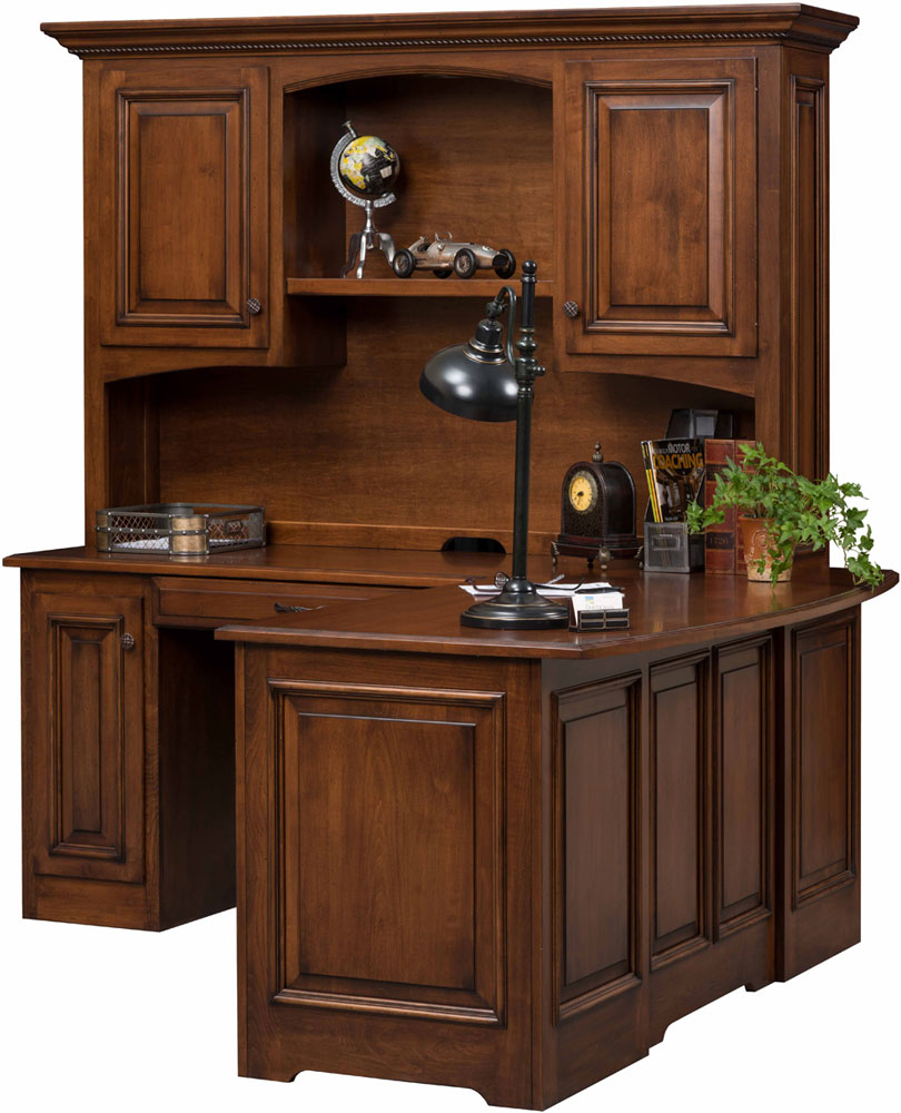 Liberty Series Corner Desk and Hutch