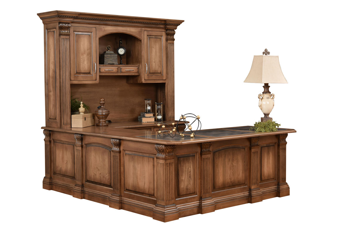 Montereau Series U Shaped Desk and Hutch