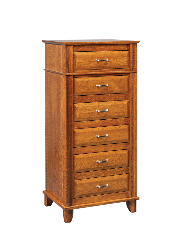 Arlington Lingerie Chest in Quartersawn White Oak with a Michael's Stain