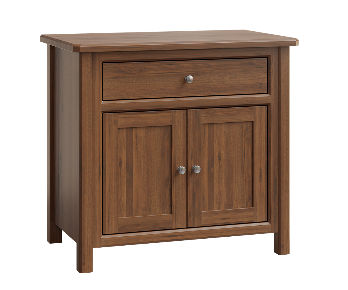 Cornwell Deluxe Nightstand shown in Walnut with Fruitwood Finish