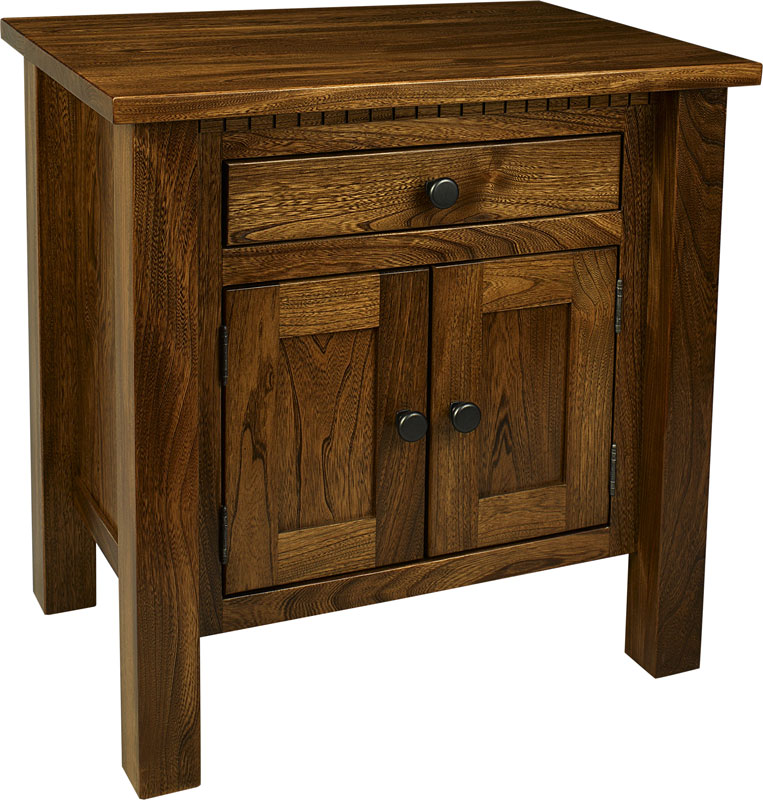 Lindholt 1-Drawer, 2-Door Nightstand