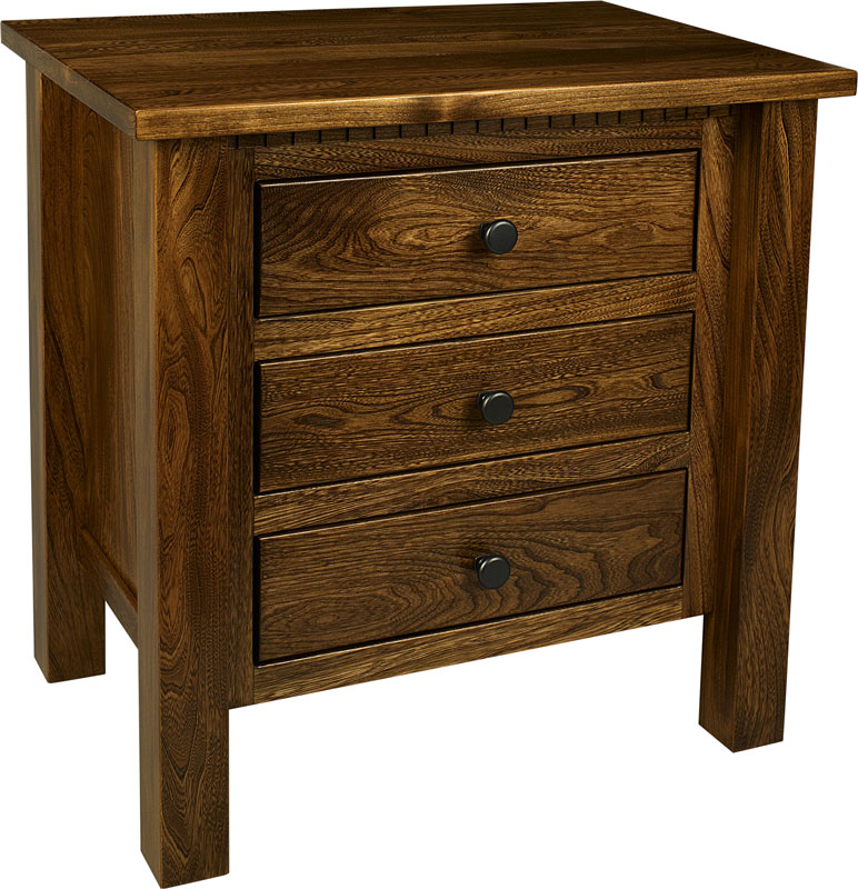 Lindholt 3-Drawer Nightstand