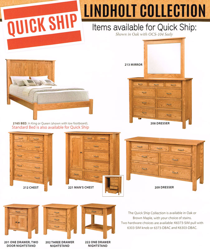 Lindholt Quick Ship Collection