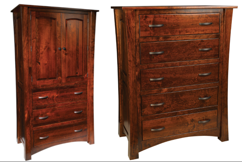 Woodbury Armoire & Chest of Drawers